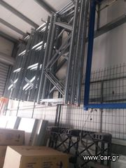 Μεταχειρισμένα ράφια γαλβάνιζε METAL SYSTEM-thumb-2