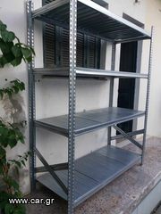 Μεταχειρισμένα ράφια γαλβάνιζε METAL SYSTEM-thumb-3