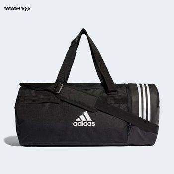 ADIDAS CONVERTIBLE 3-STRIPES DUFFEL BAG MEDIUM - ΜΕΣΑΙΑ ΤΣΑΝΤΑ ΓΥΜΝΑΣΤΗΡΙΟΥ ΠΟΥ ΜΕΤΑΤΡΕΠΕΤΑΙ ΣΕ ΣΑΚΙΔΙΟ ΠΛΑΤΗΣ.