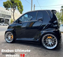 SMART 451 BRABUS ULTIMATE 18' FORGED T6061-T6 ALLOY WHEELS