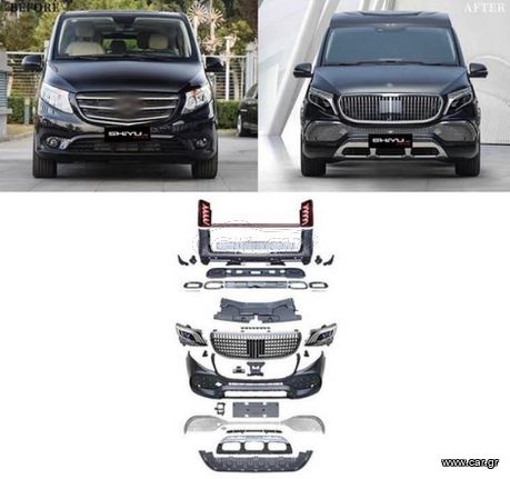 Body Kit Mercedes-Benz Vito W447 16-21 Maybach VS600 Design