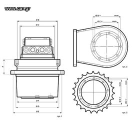 ΜΕΙΩΤΗΡΑΣ ΚΙΝΗΣΗΣ - Caterpillar Final Drive / CAT 301.4-thumb-1