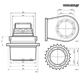 ΜΕΙΩΤΗΡΑΣ ΚΙΝΗΣΗΣ - Caterpillar Final Drive/ CAT 312, 312B, 312C-thumb-2