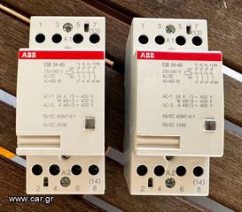 2 TEMAXIA ΡΕΛΕ ΘΕΡΜΑΝΣΕΩΣ ABB ESB24-40 24VAC/DC