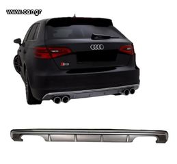 ΠΙΣΩ ΣΠΟΙΛΕΡ Diffuser Audi A3 8V 13-15 Hatchback S3 Design