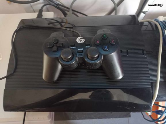 PS3 SUPERSLIM 230GIGA ΤΣΙΠΑΡΙΣΜΕΝΗ 1 ΚΟΝΤΡΟΛ+10 ΠΑΙΧΝΙΔΙΑ ΤΗΣ ΕΠΙΛΟΓΗΣ ΣΑΣ(ΔΕΝ ΔΟΥΛΕΥΕΙ ΤΟ BLU-RAY)