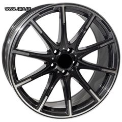 REPLICA MERCEDES STYLE 236 19X8.5 5X112 ET40 BLACK MACHINED FACED