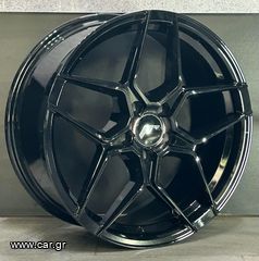 JAPAN RACING WHEELS JR34 GLOSSY BLACK 8X18 5X112 ET42