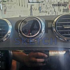 Audi TT 8J βάση οργάνου αεραγωγού 52mm/60mm-thumb-2