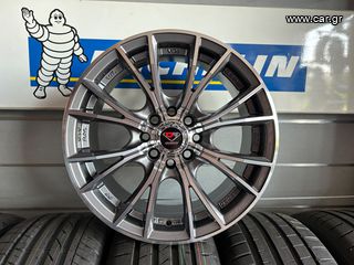 ΖΑΝΤΕΣ ΑΛΟΥΜΙΝΙΟΥ DCENTI 6.5-15 4X100-108 38/73.1 LM 110 GUNMETAL DIAMOND ΜΟΝΟ450ΕΥΡΩ ΤΟ ΣΕΤ