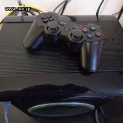 PS3 SUPER SLIM 320 GIGA ΤΣΙΠΑΡΙΣΜΕΝΗ 1 ΚΟΝΤΡΟΛ ΚΟΜΠΛΕ ΚΑΛΩΔΙΑ +10 ΠΑΙΧΝΙΔΙΑ ΤΗΣ ΕΠΙΛΟΓΗΣ ΣΑΣ