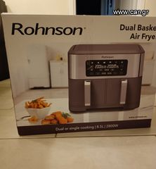 Air Fryer Dual Basket. R-2844   Rohnson