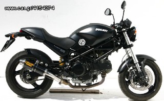 Eξατμίσεις Διπλά Tελικά Mivv Gp Style Carbon Ducati Monster 620 2002-/800 2003-/1000 2003-/S4 2001- 2006 **-thumb-2
