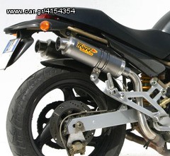 Εξατμίσεις Διπλά Τελικά Gp Style full Titanium High Mount Ducati Monster 620/800/1000/S4 