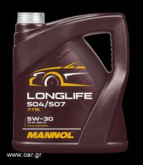 MANNOL LONGLIFE 504/507 5W30 5L