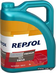 REPSOL PREMIUM TECH 5W-40 5L