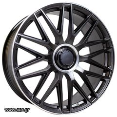 REPLICA MERCEDES STYLE 288 21X10 5X112 ET44 SATIN BLACK MACHINED LIP