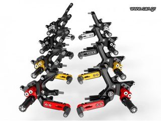 Ducabike ρυθμιζόμενα ποδοστήρια οδηγού για Ducati Streetfighter V2 "2022-24"