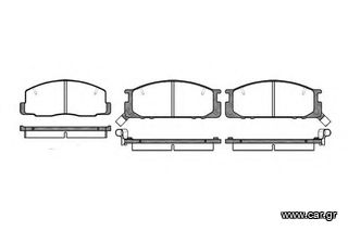Τακάκια εμπρός TOYOTA LITEACE  1985-1998