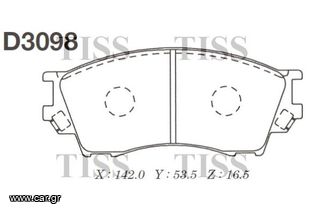 Τακάκια εμπρός MAZDA B2600 4X4 1996-2006