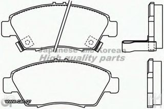 Τακάκια εμπρός HONDA CIVIC  1995-2000 CIVIC 2001-2005