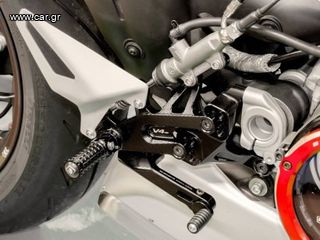 Ducabike ρυθμιζόμενα ποδοστήρια οδηγού για Ducati Streetfighter V4 "2020-24"-thumb-7