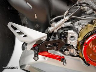 Ducabike ρυθμιζόμενα ποδοστήρια οδηγού για Ducati Streetfighter V4 "2020-24"-thumb-11