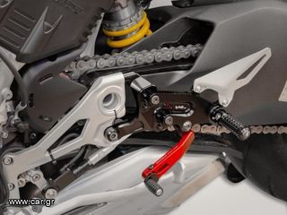 Ducabike ρυθμιζόμενα ποδοστήρια οδηγού για Ducati Streetfighter V4 "2020-24"-thumb-14
