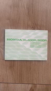 ΗΟΝDA XL500R OWNERS MANUAL