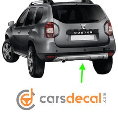 Dacia Duster Spoiler Πίσω Προφυλακτήρα