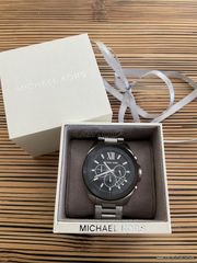 MICHAEL KORS BRECKEN SILVER TONE WATCH MK8847