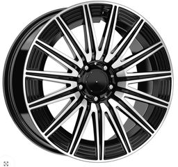 MERCEDES BENZ STYLE ΖΑΝΤΕΣ ΚΑΙΝΟΥΡΓΙΕΣ ΣΕΤ 8Χ18 5Χ112Κ ΕΤ35 ΔΙΑΜΑΝΤΕ ΜΑΥΡΟ