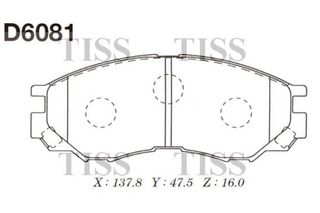 Τακάκια εμπρός MITSUBISHI L200 1996-2001 L300 1994-2000 L400 1996-2007