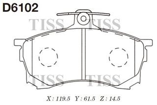 Τακάκια εμπρός MITSUBISHI Carisma 1995-2006