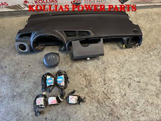 ΜΟΥΡΗ ΚΟΜΠΛΕ - AIRBAG - ΨΥΓΕΙΑ TOYOTA YARIS 2011-2014 ΚΟΚΚΙΝΗ-thumb-2