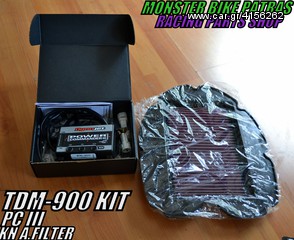 POWER COMMANDER III USB TDM 900 KIT+KN AIR FILTER