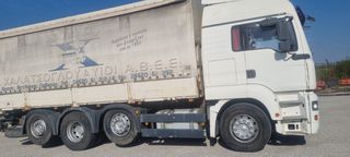 Καρότσα Μουσαμάς MAN 2001 TGA 33.410  ΚΡΕΜΑΣΤΟ ΑΞΟΝΑ ΜΠΡΟΣΤΑ ΑΠΟ ΔΙΑΓΟΡΙΚΟ-thumb-1