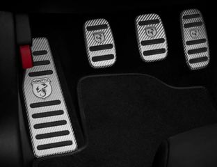 Abarth 500 595 Competizione Πεντάλ Αλουμινίου ALUTEX ΣΕΤ Συλλεκτικά Καινούργια Γνήσια- 59107084