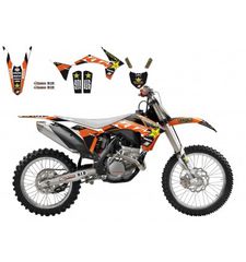 KTM SX/SXF 2011-12 & EXC-EXCF 2012-13 Αυτοκόλλητα Blackbird BEURSFOON TEAM