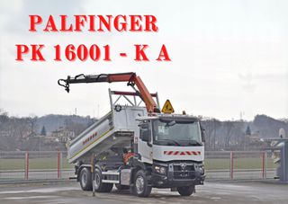 Renault '14 C 380 * KIPPER 5,20 m * PK 16001 - K A+ FUNK  / 6x4