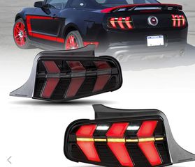 ΦΑΝΑΡΙΑ ΠΙΣΩ LED Taillights Ford Mustang V Pre-Facelift (2010-2012) Smoke 7 Modes with Dynamic Sequential Turning Lights