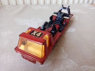 MATCHBOX Υλικό μέταλλο  X4 TRANSPORTER LESNEY 1975 MADE IN ENGLAND K-13-2, K-114 Κλίμακα 1:32 Μήκος 20 εκατοστά. Τιμή 12 ευρώ