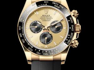 Rolex Replica Cosmograph Daytona Gold 40mm Oysterflex