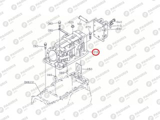 Hydraulic rear cover Κιβώτιο υδραυλικού Kubota: 37410-36313