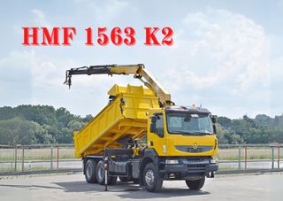 Renault '08 KERAX 370 DXI * TIPPER 5,10m * HMF 1563 K2 + RADIO /6x4