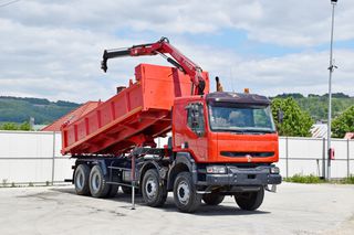 Renault '07 KERAX 420 DCI Kipper 6,30m + FASSI F95AXS.21 + FUNK