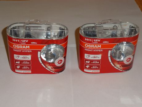 OSRAM H11 55W NIGHT HYPER ΣΦΡΑΓΙΣΜΕΝΕΣ ΣΤΟ ΚΟΥΤΙ ΤΟΥΣ MADE IN GERMANY