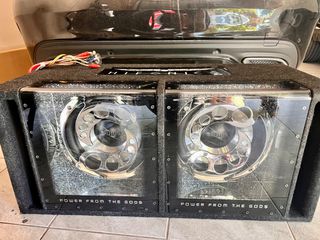 SUBWOOFER HIFONICS ΜΕ ΕΝΙΣΧΥΤΗ ΠΥΚΝΩΤΗ-thumb-1
