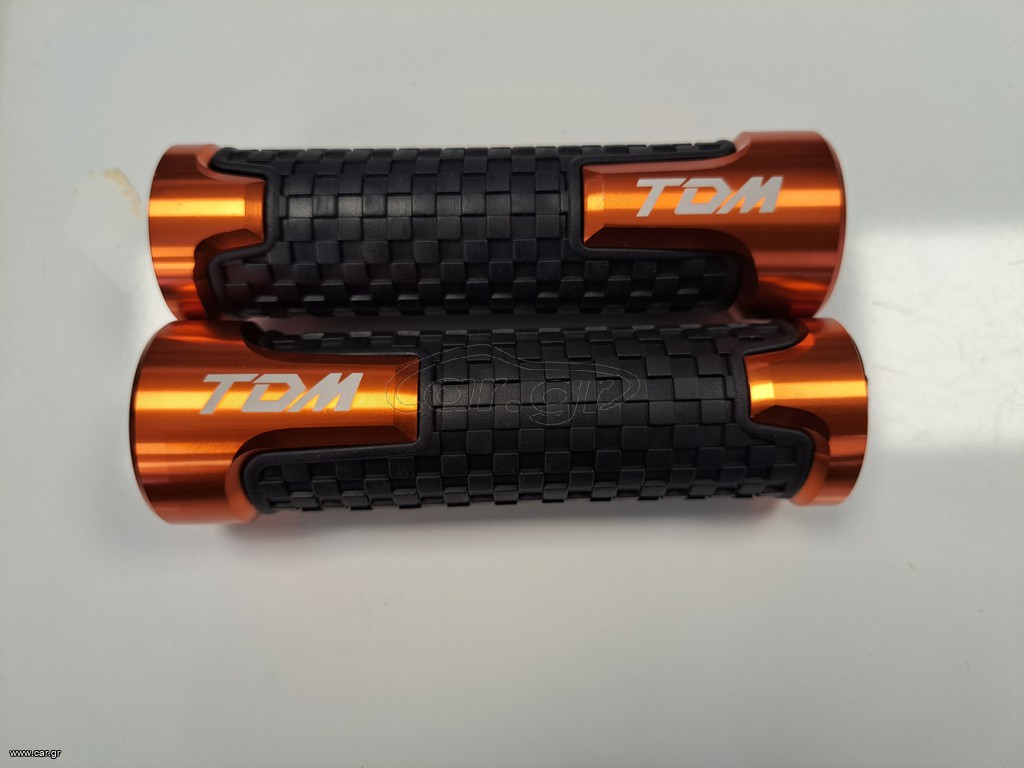 ΧΕΙΡΟΛΑΒΕΣ ΤΙΜΟΝΙΟΥ ΖΕΥΓΟΣ ΠΟΡΤΟΚΑΛΙ CNC YAMAHA TDM 850 900