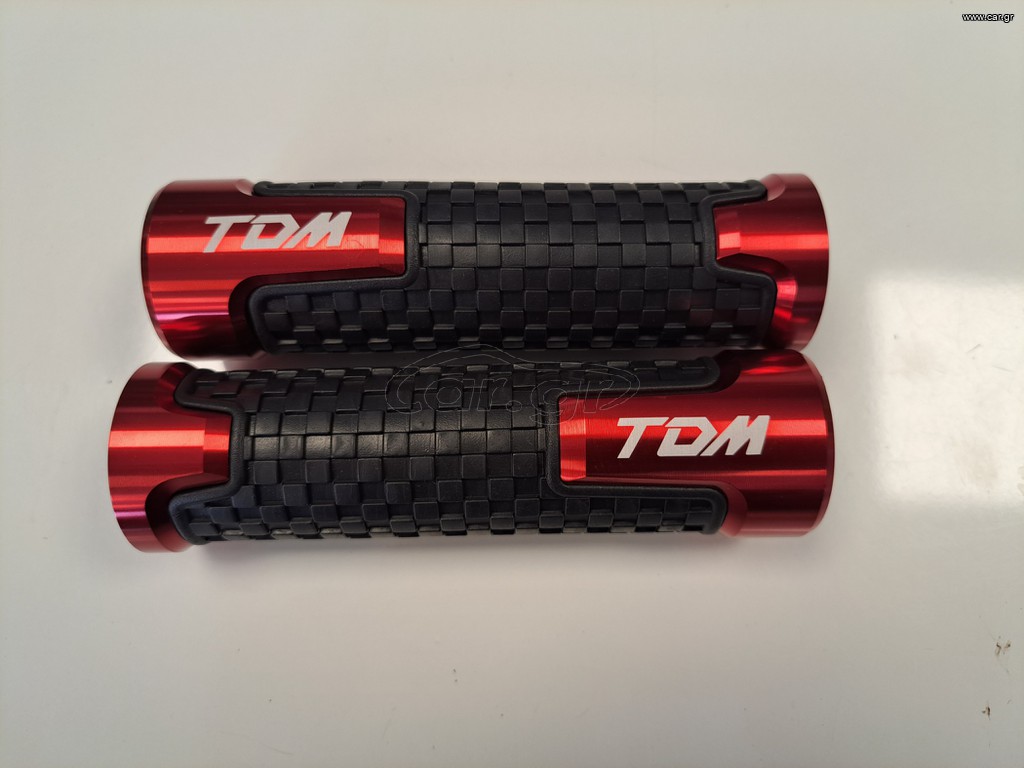 ΧΕΙΡΟΛΑΒΕΣ ΤΙΜΟΝΙΟΥ ΖΕΥΓΟΣ ΚΟΚΚΙΝΕΣ CNC YAMAHA TDM 850 900